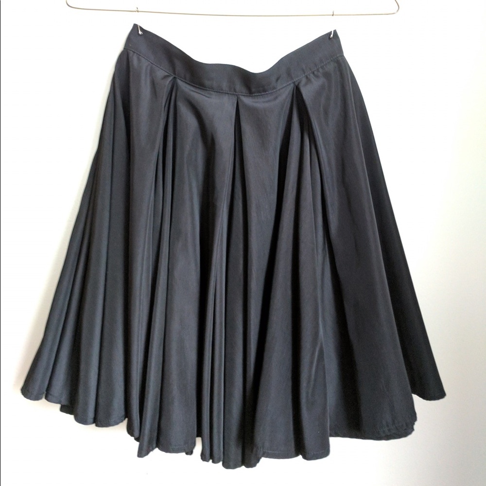 America Apparel High Waisted Circle Skirt