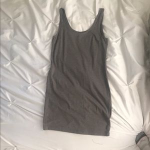 SOLD Grey bodycon short dress