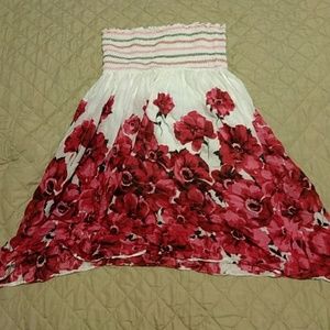 Tube top dress