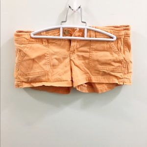 Hollister light orange shorts
