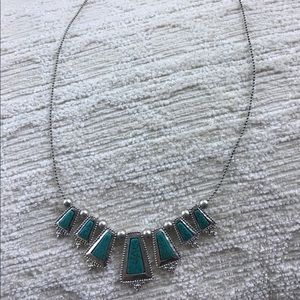 Adorable turquoise and silver necklace