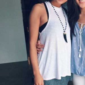 Intimately Free People ribbed halter tank