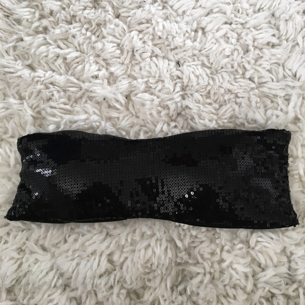 Black sequin bandeau!