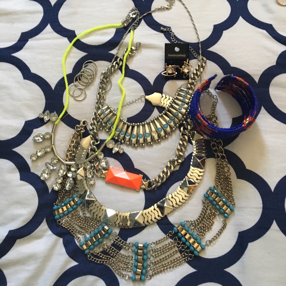 Mix of new and used jewelry.