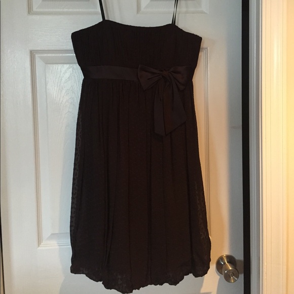Laundry brown silk dress - Picture 1 of 2