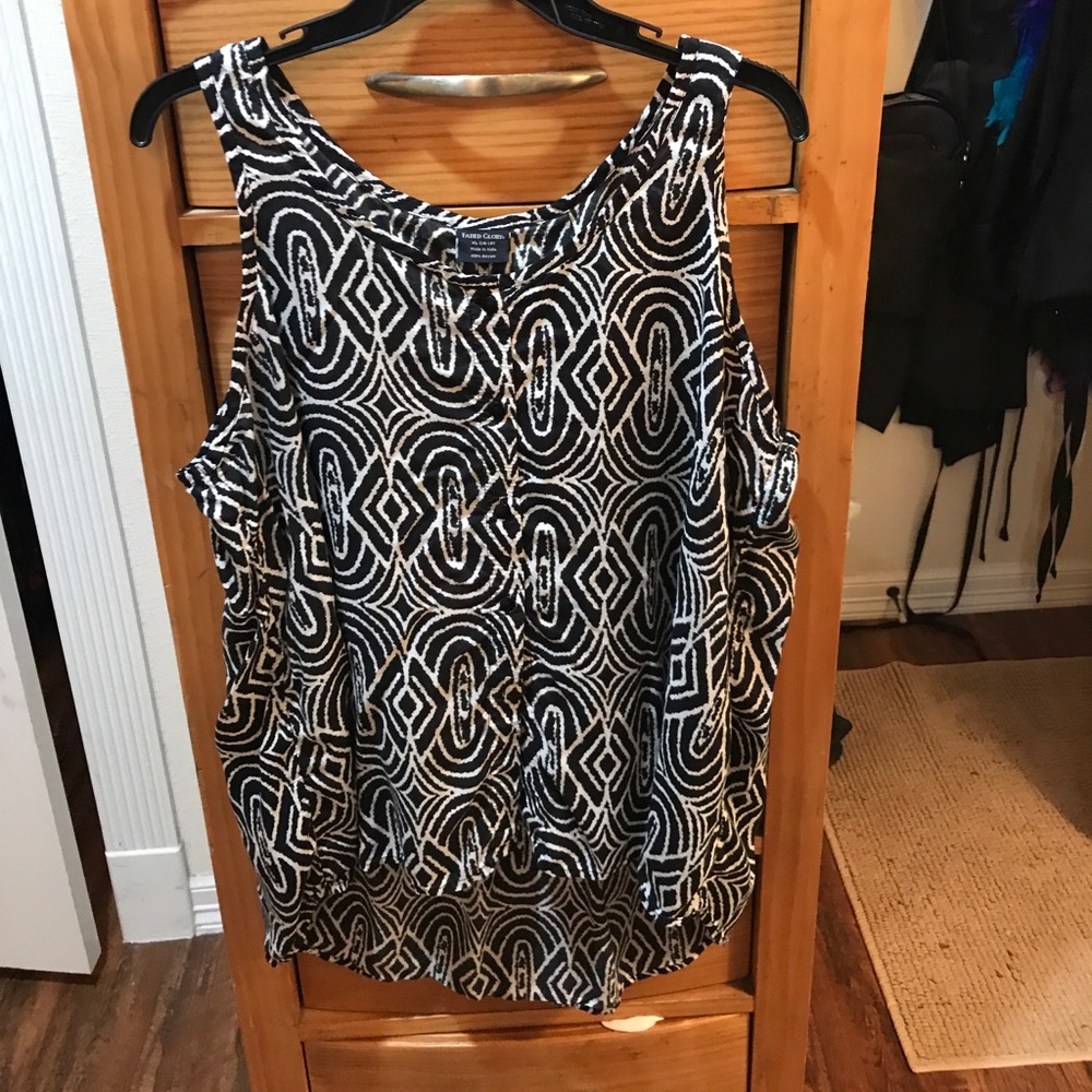 Faded Glory High Low Top