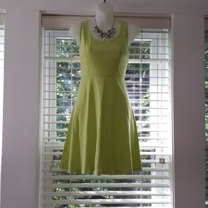 Lime green dress
