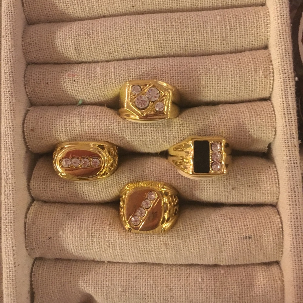 Size 9, Gold Rings