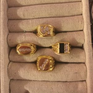 Size 9, Gold Rings