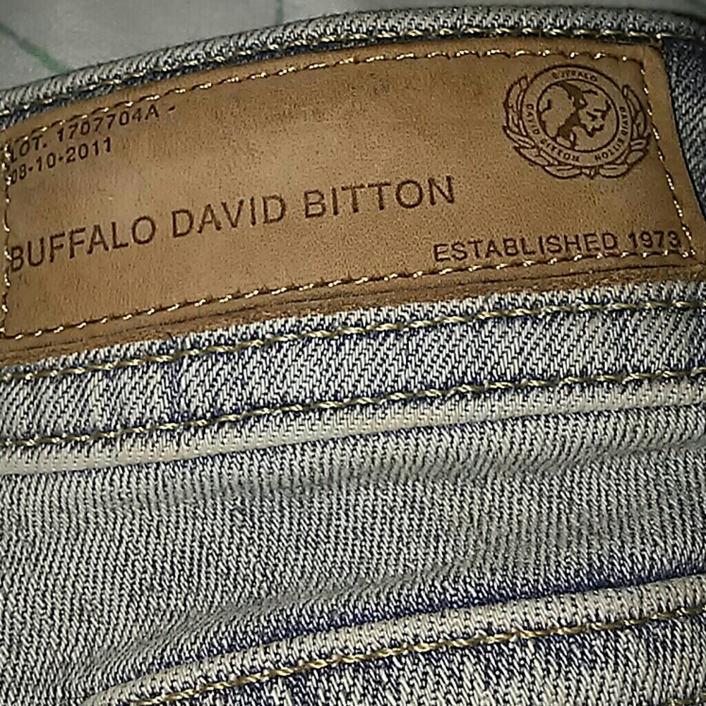 David Bitton distressed buffalo jeans