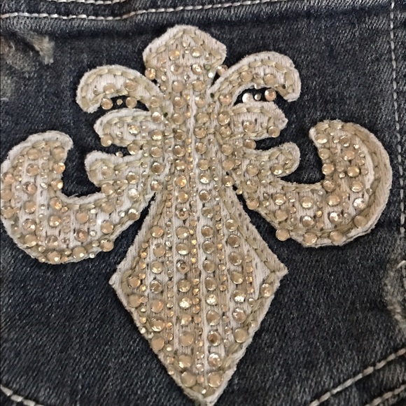 Fleur-de-lis jeans - Picture 2 of 6