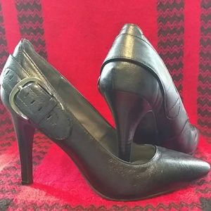 Worthington Buckled Pumps