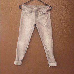 Washed Out Grey American Eagle Jeans