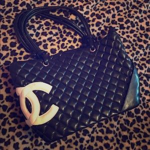 Black and White C purse