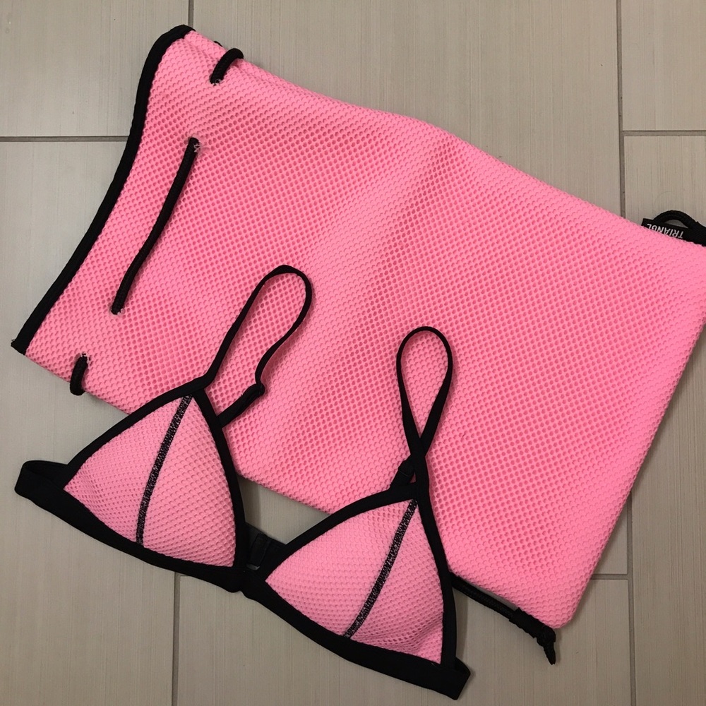 TRIANGL swimsuit top + bag original