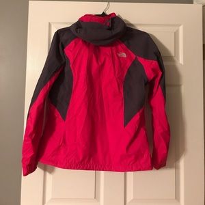 North face women's raincoat.