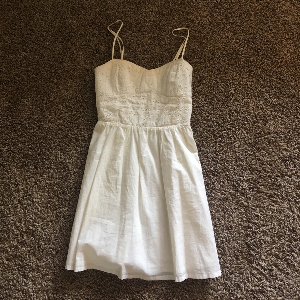 Delicate creams dress