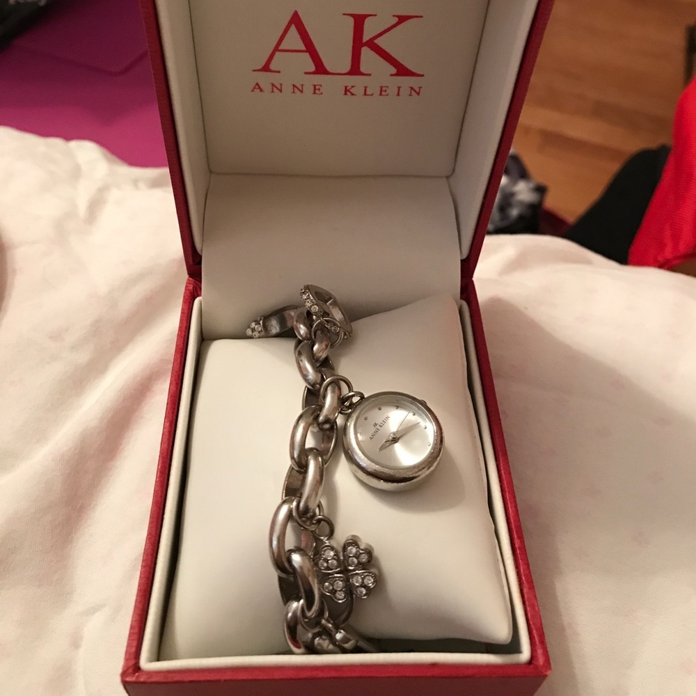 Silver charm bracelet