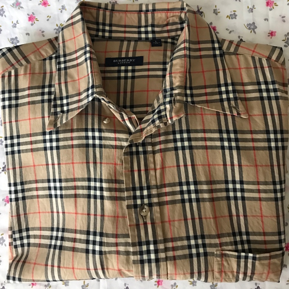 Men's Burberry Shirt Long sleeve