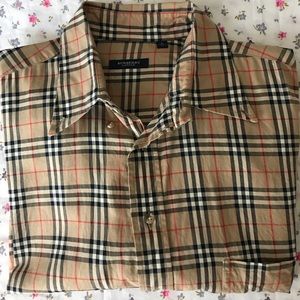 Men's Burberry Shirt Long sleeve