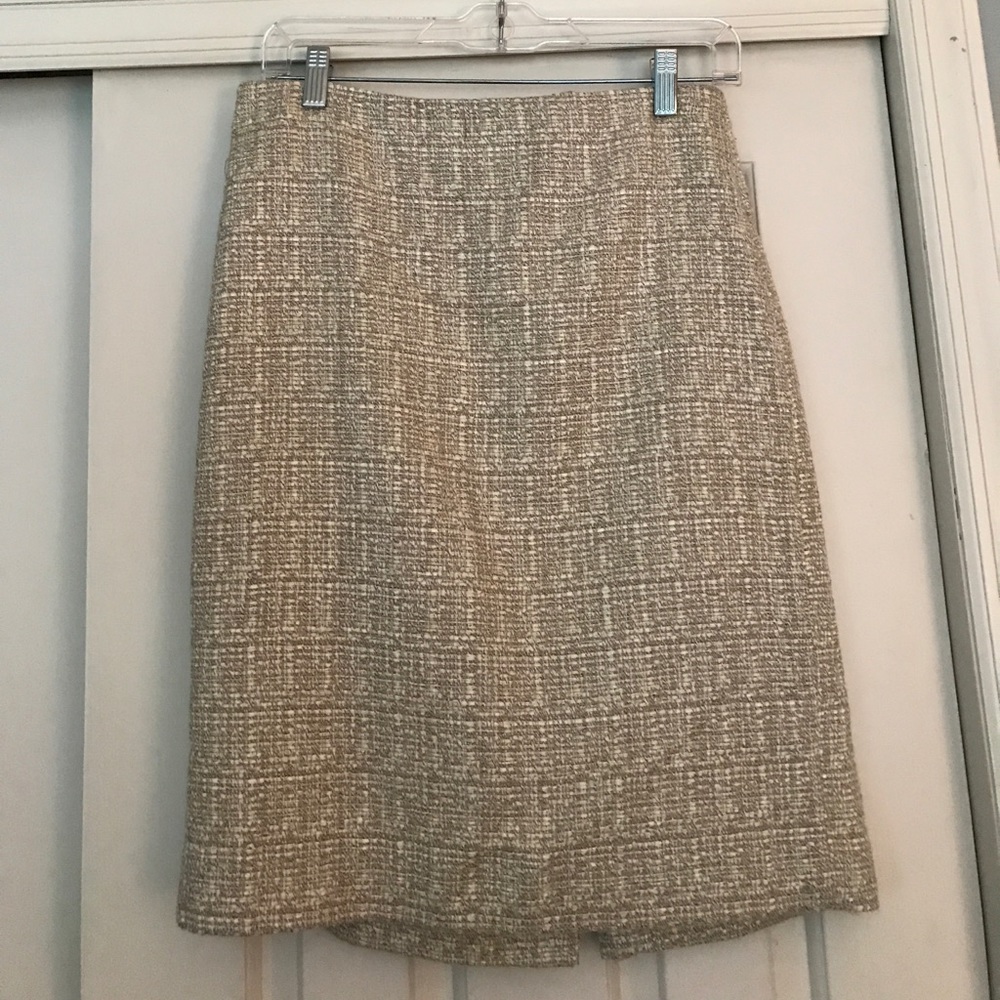 Talbots tweed pencil skirt