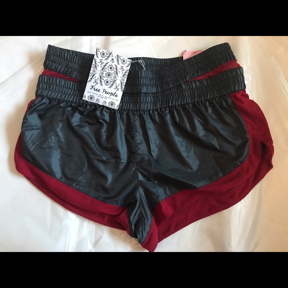 Free People Athletic Charcoal Shorts