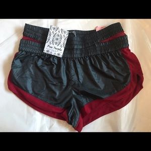 Free People Athletic Charcoal Shorts