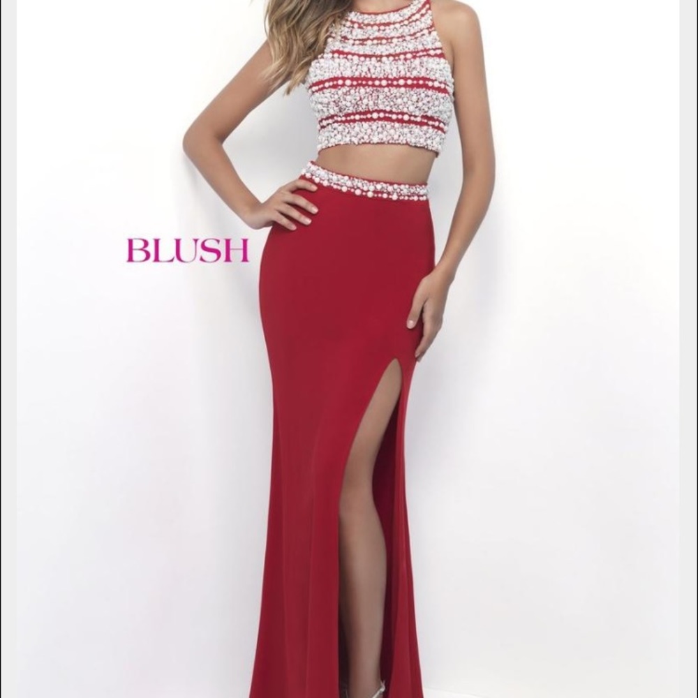 Red Blush brand two piece dress