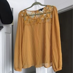 Forever 21 + mustard top
