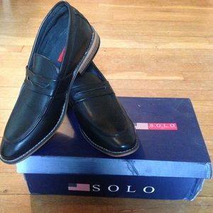 Solo Black Dress Shoes for Men