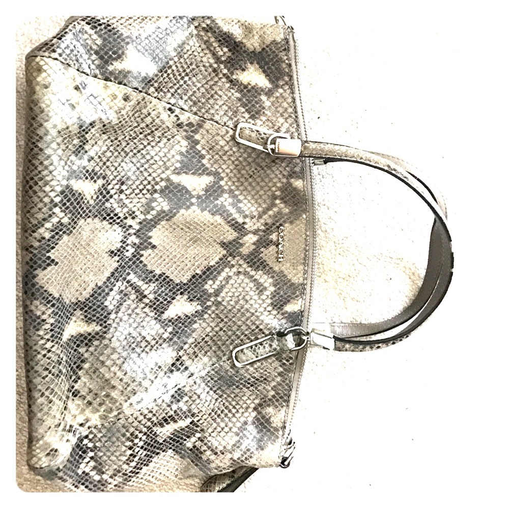 Snakeskin COACH purse