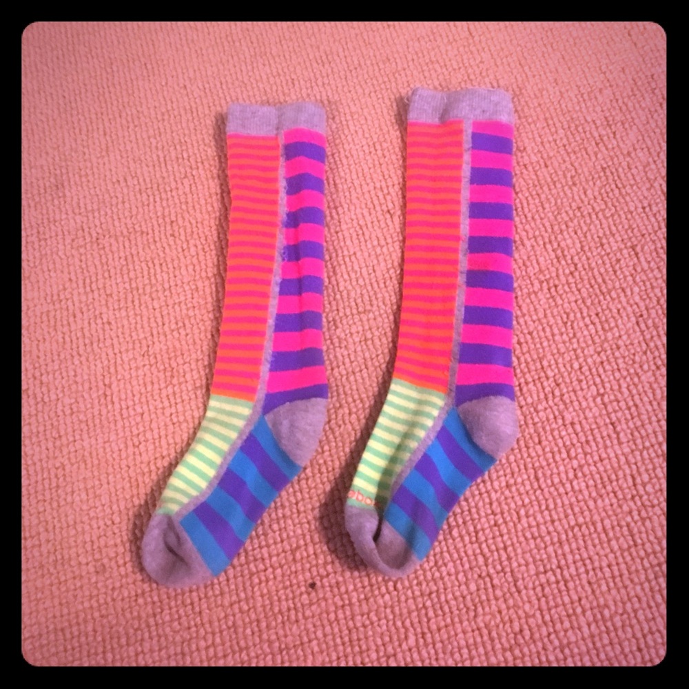 Striped multicolored socks