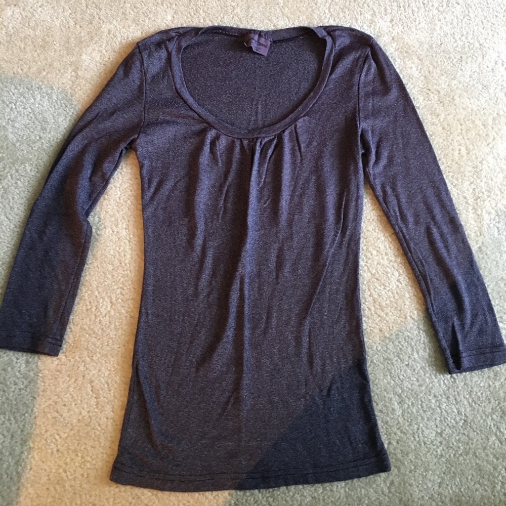 Michael Stars OS purple top