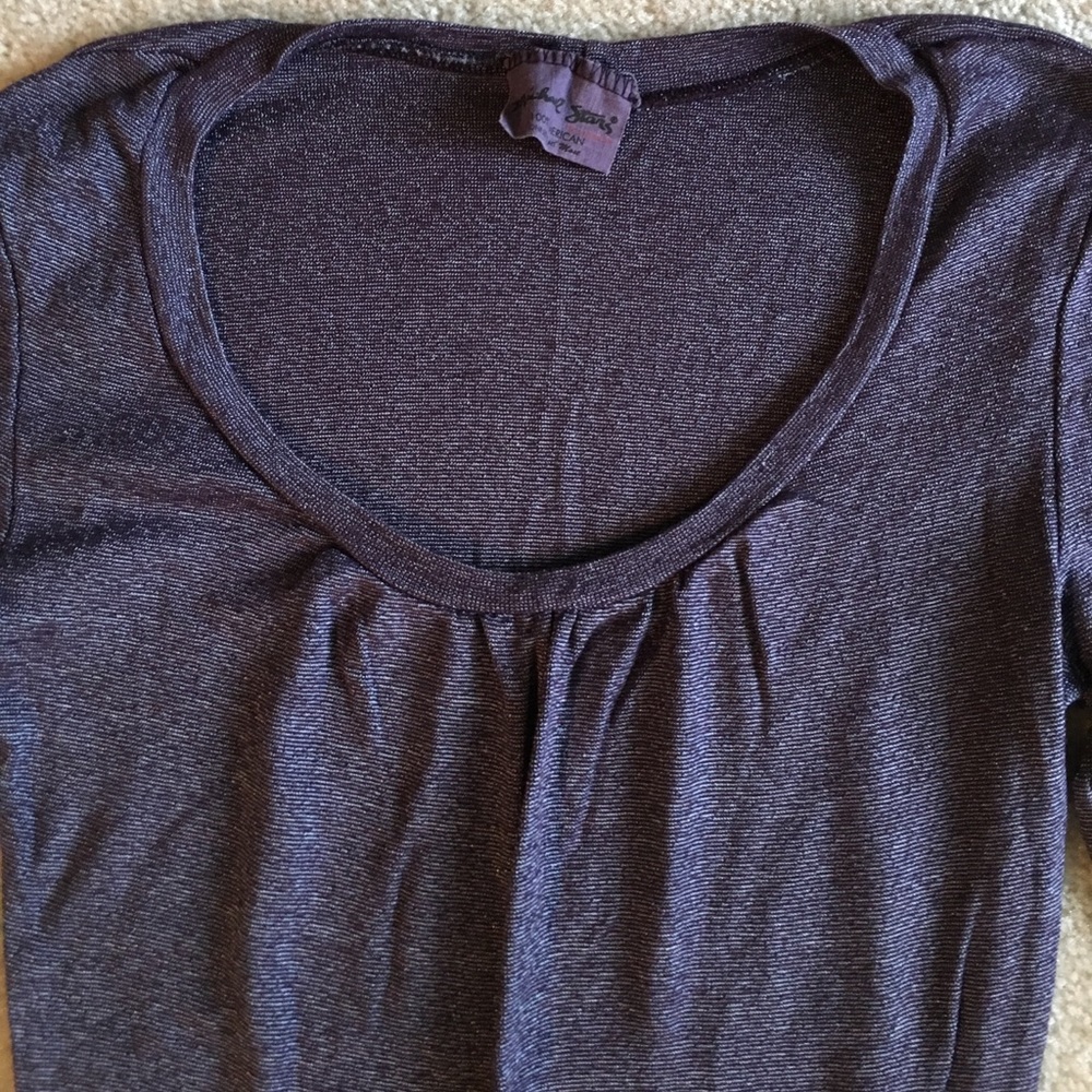 Michael Stars OS purple top - Picture 2 of 4