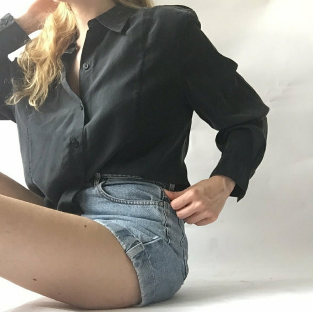 Vintage 100% Silk Shirt