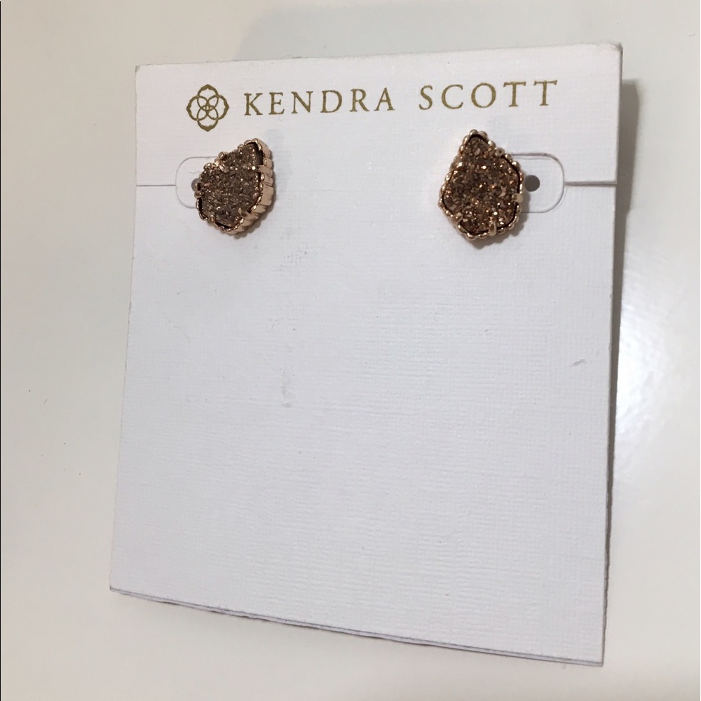 Kendra Scott Tessa Earrings in Rose Gold Drusy