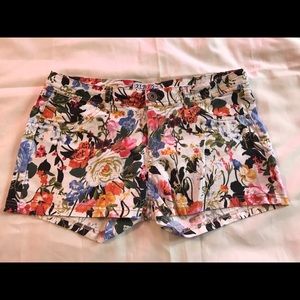 Floral Short Shorts
