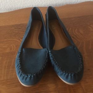 Teal Dolce Vita flats