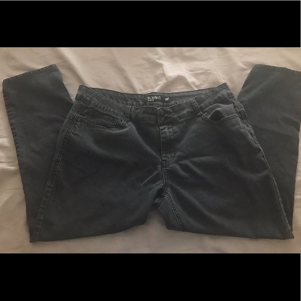 Black Skinny Pants 14P