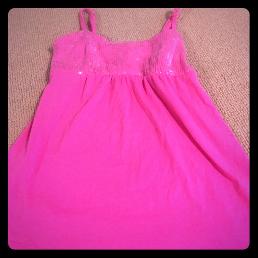 Pink tank top