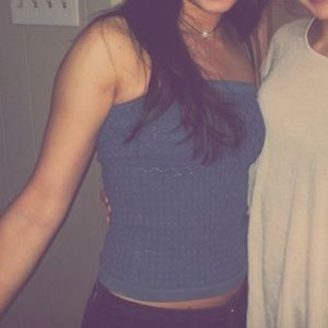 Free People Honey textured tube top