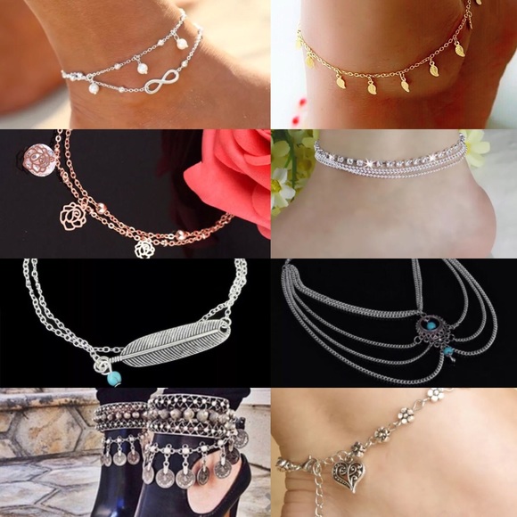 🔴1 left🔴🆕Infinity pearl silver foot jewelry - Picture 3 of 6