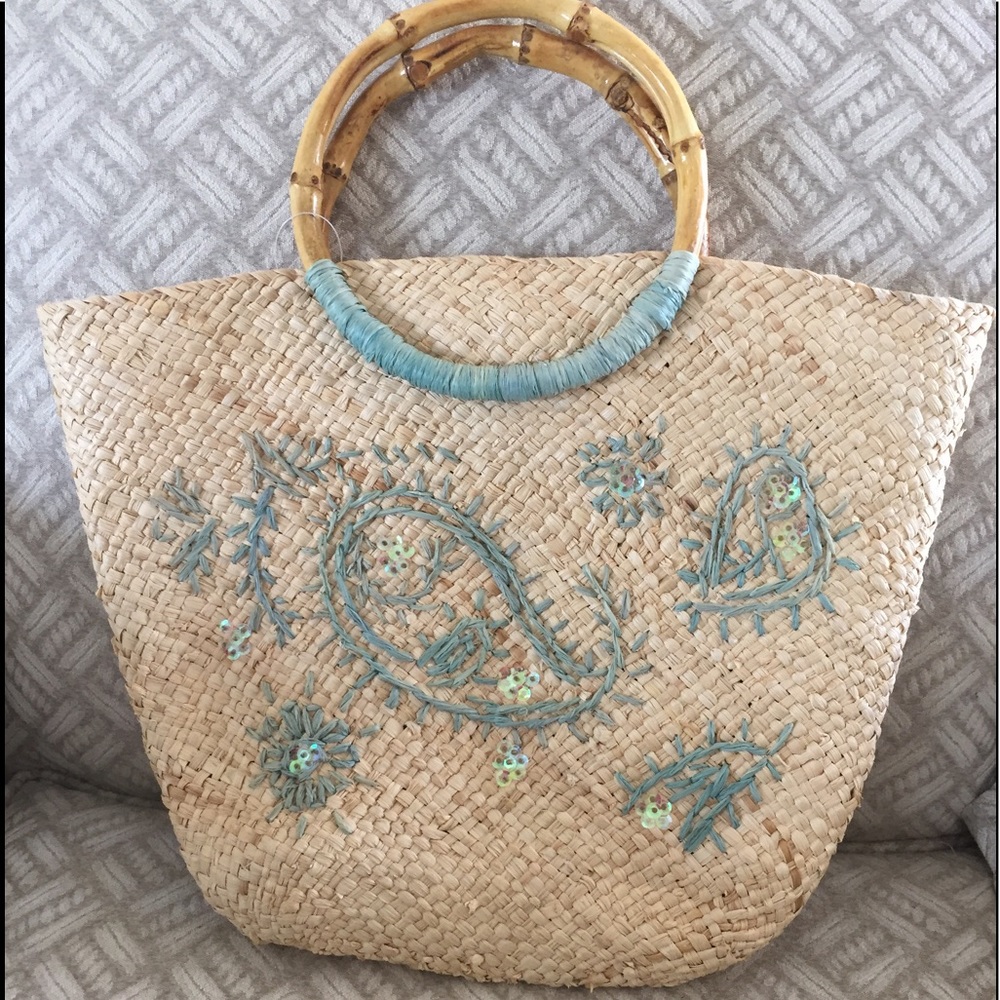 Straw Summer Bag