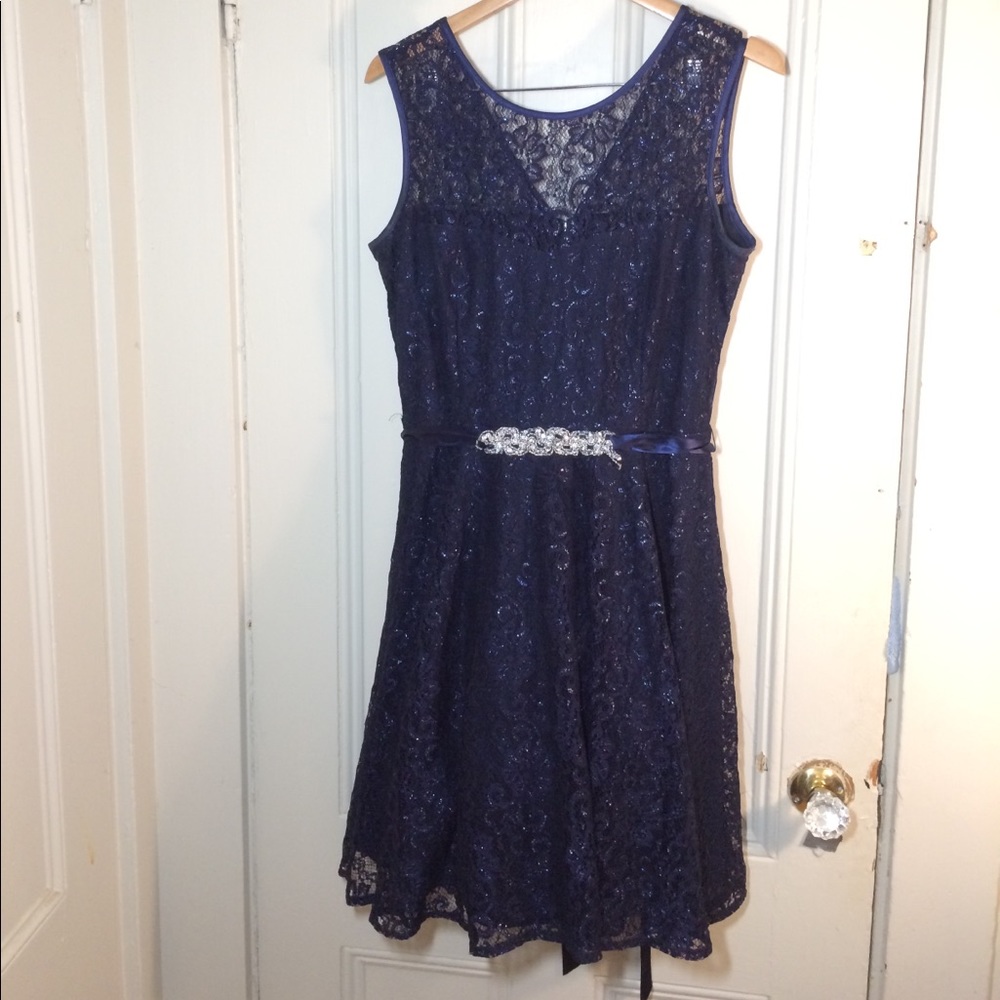 Navy Blue Formal Dress
