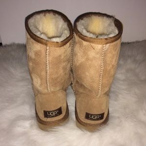 UGG Size 8 Chestnut Classic Short Boots