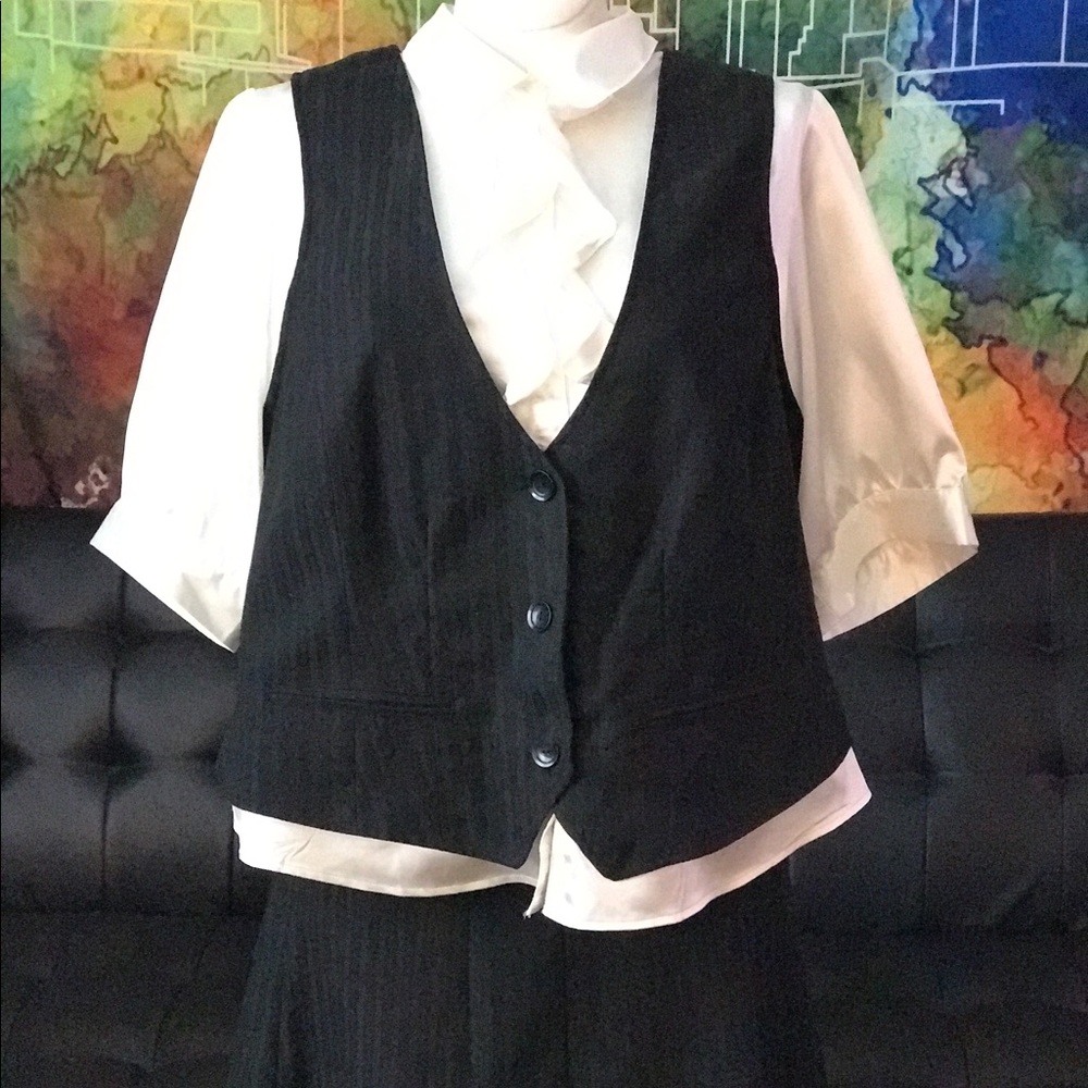 Lane Bryant business outfit top+skirt