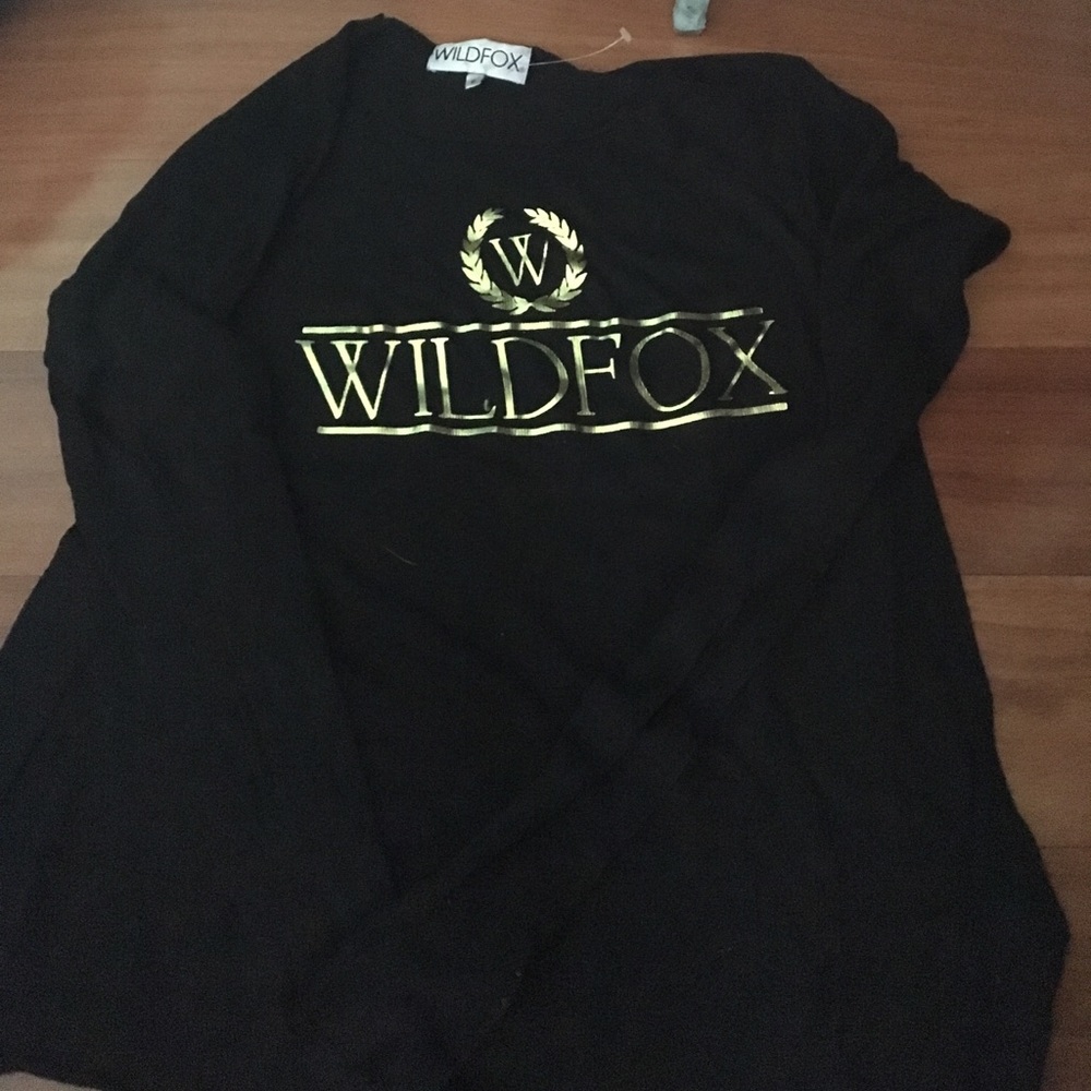 Long sleeve black Wildfox sweater. Size small.