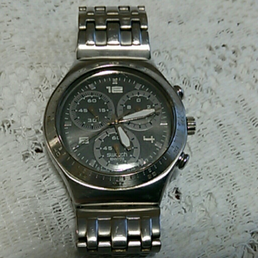 Swatch Irony Chronograph V8 AG2004 Stainless Watch
