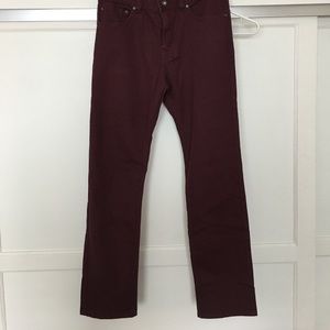 NWT Mahogany  prAna jeans size width 32 length 32