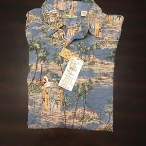 Batck Bay Short Sleeve Men's Shirt Lg (NWT)